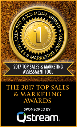 2017 Top Sales & Marketing Assessment Tool - 1st Place Gold Medal Winner