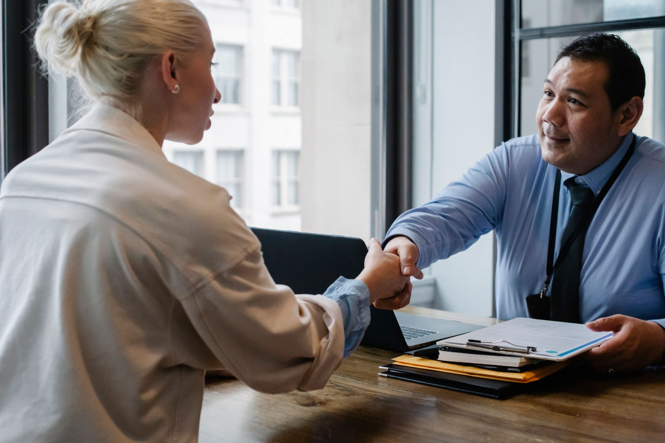 Image of sales hiring interview