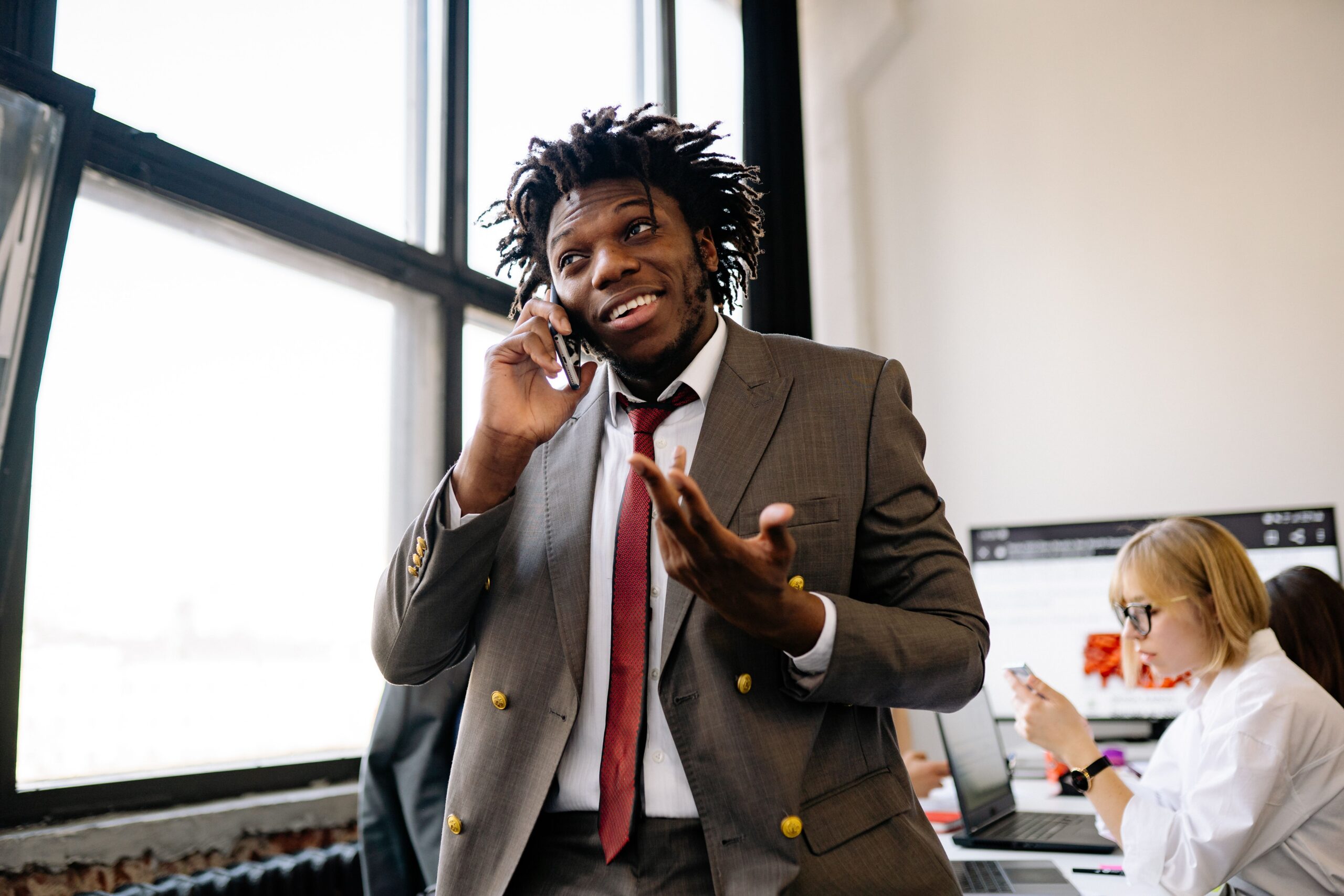 Image of male sales professional depicting sales performance